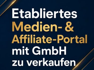 Etabliertes Medien- und Affiliate-Portal / GmbH zu verkaufen